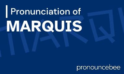marilaque pronunciation|How to pronounce MARQUISE in English .